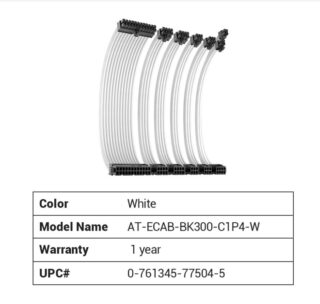 Antec CIP4 Cable Kit White - 6 Pack