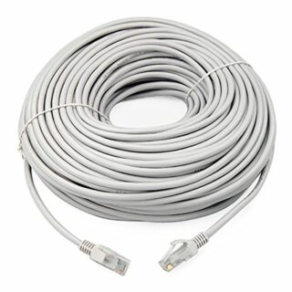 8Ware CAT6A Cable 50m - Grey Color RJ45 Ethernet Network LAN UTP Patch Cord Snagless