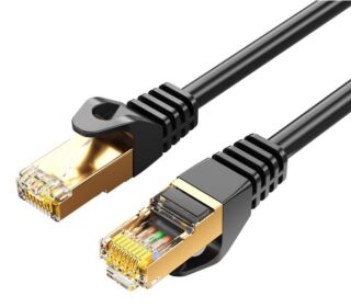 8Ware CAT7 Cable 2m - Black Color RJ45 Ethernet Network LAN UTP Patch Cord Snagless