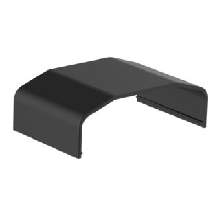 Brateck Plastic Cable Cover Joint  Material:ABS Dimensions 64x21.5x40mm - Black (LS)
