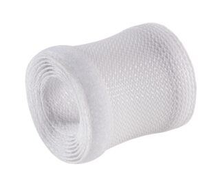 Brateck Flexible Cable Wrap Sleeve with Hook and Loop Fastener (135mm/5.3" Width) Material Polyester Dimensions 1000x135mm --White