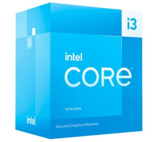 Intel i3 13100F CPU 3.1GHz (4.5GHz Turbo) 13th Gen LGA1700 4-Cores 8-Threads 12MB 58W Graphic Card Required Retail Raptor Lake with Fan (LS)