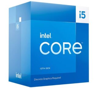 Intel i5 13400F CPU 3.3GHz (4.6GHz Turbo) 13th Gen LGA1700 10-Cores 16-Threads 20MB 65W Graphic Card Required Retail Raptor Lake with Fan