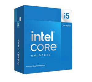 Intel i5 14600KF CPU 4.0GHz (5.3GHz Turbo) 14th Gen LGA1700 14-Cores 20-Threads 24MB 125W Graphic Card Required Unlocked Retail Raptor Lake no Fan