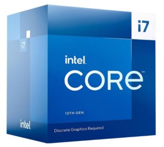 Intel i7 13700F CPU 4.1GHz (5.2GHz Turbo) 13th Gen LGA1700 16-Cores 24-Threads 30MB 65W Graphic Card Required Retail Raptor Lake with Fan