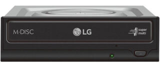 LG GH24NSD1 24x SATA Internal DVD - M-DISC Support Silent Play