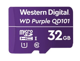 Western Digital WD Purple 32GB MicroSDXC Card 24/7 -25°C to 85°C Weather  Humidity Resistant Surveillance IP Camera DVR NVR Dash Cams Drones >16GB