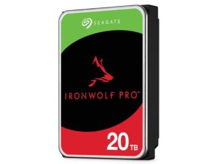 Seagate 20TB 3.5" IronWolf PRO NAS SATA 6Gb/s  7200RPM 256MB Cache HDD. 5 Years Warranty