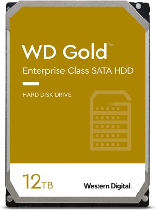 Western Digital 12TB WD Gold Enterprise Class Internal Hard Drive - 3.5" SATA 6Gb/s 512e -Speed: 7