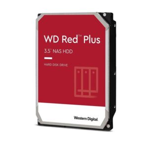 Western Digital WD Red Plus 10TB 3.5" NAS HDD SATA3 7200RPM 256MB Cache 24x7 180TBW ~8-bays NASware 3.0 CMR Tech 3yrs wty