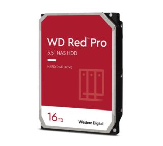 Western Digital WD Red Pro 16TB 3.5" NAS HDD SATA3 7200RPM 512MB Cache 24x7 300TBW ~24-bays NASware 3.0 CMR Tech 5yrs wty