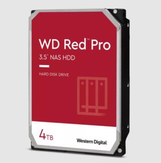 WD Red Pro 4TB 3.5" NAS Hard Drive 7200RPM 512MB Cache 24x7 NASware 5yrs wty