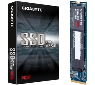 Gigabyte M.2 PCIe NVMe SSD 512GB V2 1700/1550 MB/s 270K/340K IOPS 2280 80mm 1.5M hrs MTBF HMB TRIM SMART Solid State Drive 5yrs >500GB