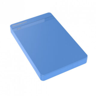 Simplecom SE203 Tool Free 2.5" SATA HDD SSD to USB 3.0 Hard Drive Enclosure - Blue Enclosure