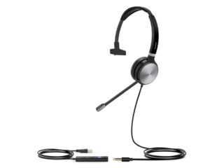 Yealink UH36 Mono Wideband Noise Cancelling Headset - USB-C / 3.5mm Connections