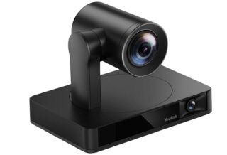 Black UVC86 4K Dual-Eye Intelligent Camera with USB Port