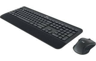 (LS) Logitech MK545 Wireless Desktop Keyboard Mouse Combo 3 Yrs battery life comfortable palm rest  adjustable tilt legs Laser-grade ~KBLT-MK520R