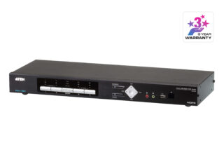 Aten Desktop KVMP Switch 4 Port Multi-View 4k HDMI w/ audio