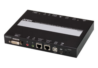 Aten Single Port DVI KVM Over IP with Audio and Virtual Media