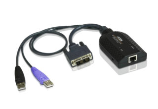 Aten KVM Cable Adapter with RJ45 to DVI