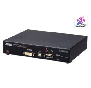 Aten DVI-I Single Display KVM over IP Transmitter with Software Decoder Ability