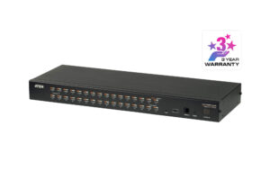 Aten Rackmount KVM Switch 1 Console 32 Port Multi-Interface Cat 5