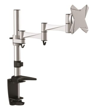 Astrotek Monitor Arm Desk Mount Height Adjustable Stand for Single LCD Display 23.8" 24" 27" 8kg 30° Tilt 180° Swivel 360° Pivot VESA 75x75 100x100