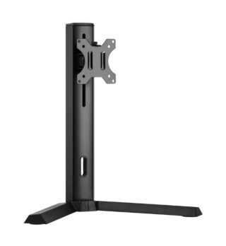 Brateck Single Free Standing Screen Classic Pro Gaming Monitor Stand Fit Most 17"-32" Monitor Up to 8kg/Screen--Black Color VESA 75x75/100x100