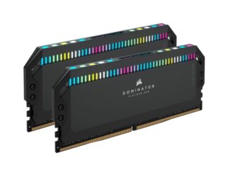(LS) Corsair Dominator Platinum RGB 32GB (2x16GB) DDR5 UDIMM 5600Mhz C36 1.25V Black Desktop PC Gaming Memory