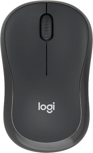 Logitech M240 SILENT Bluetooth Mouse Graphite -Reliable Bluetooth® mouse with comfortable shape and silent clicking -1-Year Limited Hardware Warranty