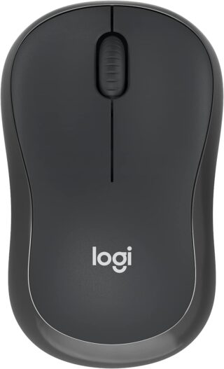 Logitech M240 SILENT Bluetooth Mouse Graphite -Reliable Bluetooth® mouse with comfortable shape and silent clicking -1-Year Limited Hardware Warranty