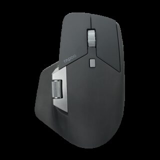 RAPOO MT760L BLACK Multi-mode Wireless Mouse -Switch between Bluetooth  5.0 and 2.4G -adjust DPI from 800 to 4000