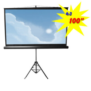 Brateck Standard Portable Tripod Projection Screen -100 ' 4:3 Viewing Size(WxH): 200 x150cm (LS)