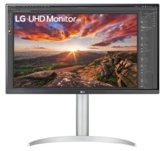 LG 27" IPS 5ms 4K UHD HDR400 FreeSync 3-Side Borderless Monitor w/ArcLine HAS - HDMI