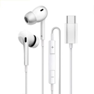 Pisen Earphones USB-C (Wired not bluetooth) only Compatible With Old Samsung Models - TPE Flexible Material