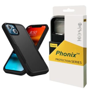 Phonix Apple iPhone 15 Pro Max (6.7") Armor Rugged Case Black - Military-Grade