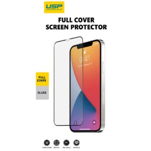 USP Apple iPhone 15 Pro Max (6.7") Tempered Glass Screen Protector Full Cover - 9H Surface Hardness