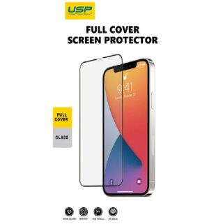 USP Apple iPhone 15 Pro Max (6.7") Tempered Glass Screen Protector Full Cover - 9H Surface Hardness
