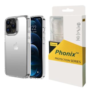 Phonix Apple iPhone X / iPhone Xs Clear Rock Hard Case Black border (With Camera Protective) - Ultra-thin