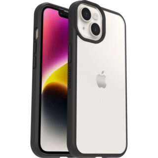 OtterBox React Apple iPhone 14 Case Black Crystal (Clear/Black) - (77-88882)