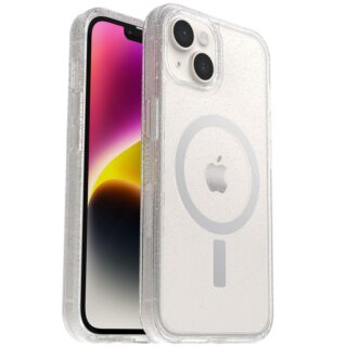 OtterBox Symmetry+ Clear MagSafe Apple iPhone 14 / iPhone 13 Case Stardust (Clear Glitter) - (77-89217)