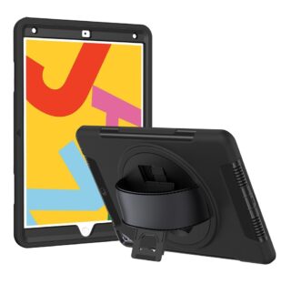 Generic Rugged Samsung Galaxy Tab A7 Lite (8.7") Case Black - Built-in-Kickstand