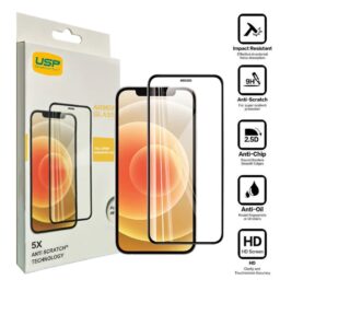 USP Apple iPhone 11 Pro / iPhone X / iPhone Xs Armor Glass Full Cover Screen Protector - 5X Anti Scratch Technology