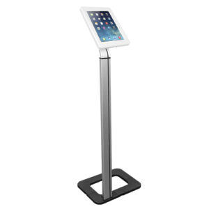 Brateck Anti-theft Tablet Kiosk Floor Stand with Aluminum Base Fit Screen Size  9.7”-10.1” (LS)