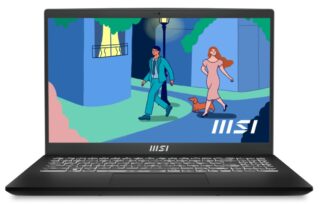 MSI Modern Series Notebook 15.6" FHD Intel Alder Lake i7-1255U DDR4 16GB 512GB SSD Windows11 Home Intel Iris Xe Graphics