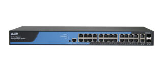 Alloy AS5026-P 26 Port Layer 3 Lite Managed PoE+ Switch with 26x 10/100/1000Mbps Ports + 2x Paired 100M/1Gb SFP Ports