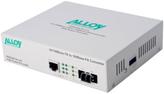 Alloy POE200LC 10/100Base-TX to 100Base-FX Multimode Fibre (LC) Converter