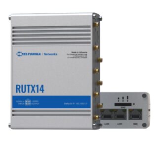 Teltonika RUTX14 - Instant LTE Failover | Reliable and Secure CAT12 4G LTE Router/Firewall with Dual Band WiFi 802.11ac