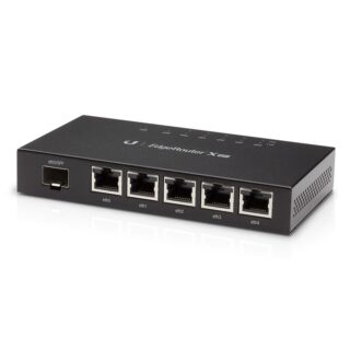 Ubiquiti EdgeRoute Advanced Gigabit Ethernet Router - Compact Powerful Router Sporting