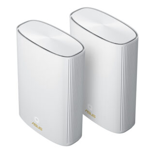 ASUS ZenWiFi AX Hybrid XP4(2-PK) AX1800 WiFi Routers With Built In 1300 Mbps HomePlug AV2 Powerline